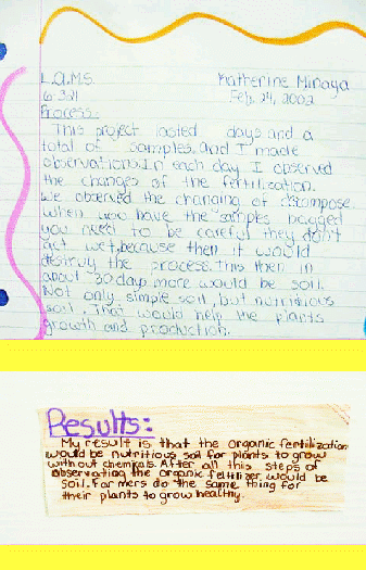 PROGRESS Report & RESULTS