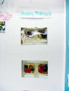 rain water has eaten away at these bricks and cement surfaces